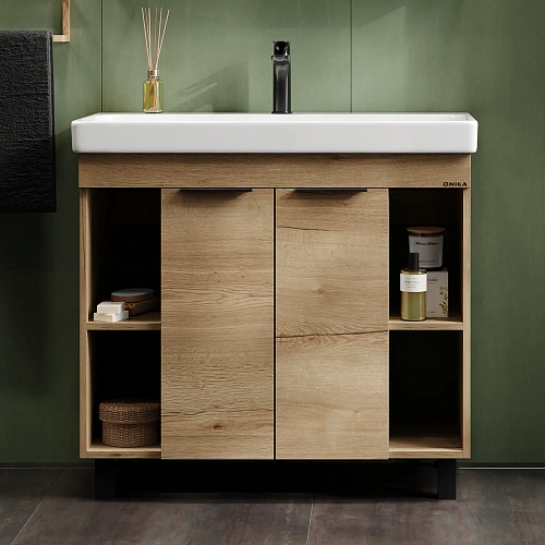 Тумба под раковину Onika Легран 90 см 109031 напольная, дуб галифакс (для Адриана 90) Тумба под раковину Onika Легран 90 см 109031 напольная, дуб галифакс (для Адриана 90)