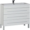 Тумба под раковину Aquanet Верона 100 белый (напольная 3 ящика) 00178471 Тумба под раковину Aquanet Верона 100 белый (напольная 3 ящика) 00178471