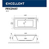 Акриловая ванна EXCELLENT Pryzmat 160x75 LINE золото WAEX.PRY16.LINE.GL Акриловая ванна EXCELLENT Pryzmat 160x75 LINE золото WAEX.PRY16.LINE.GL