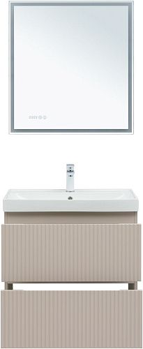 Тумба под раковину Aquanet Джейн Flat 70 00343976 бежевый Тумба под раковину Aquanet Джейн Flat 70 00343976 бежевый