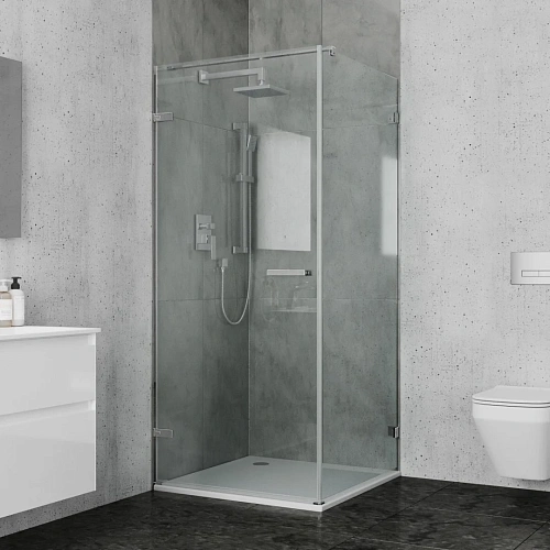 Душевой уголок Ambassador Abner 10011101L (900x900x2000) Душевой уголок Ambassador Abner 10011101L (900x900x2000)