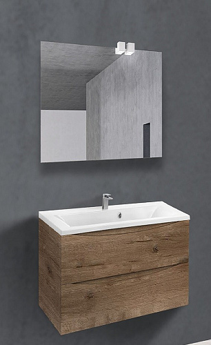 Тумба под раковину Vincea Mia 750 подвесная, 2 выкатных ящика soft close, V.Oak VMC-2MA750VO Тумба под раковину Vincea Mia 750 подвесная, 2 выкатных ящика soft close, V.Oak VMC-2MA750VO