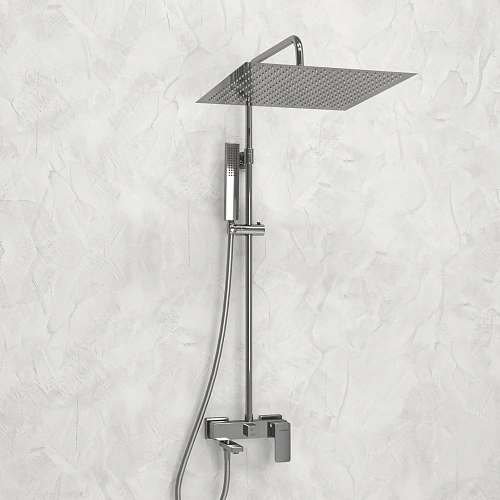 Душевая система WasserKRAFT A177.119.103.087.CH хром Душевая система WasserKRAFT A177.119.103.087.CH хром