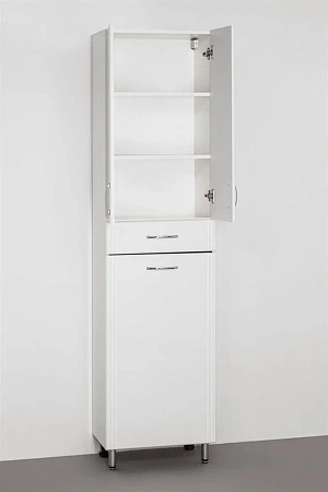 Шкаф-пенал Style Line Эко Стандарт 48 с бельевой корзиной ЛС-00000249 Шкаф-пенал Style Line Эко Стандарт 48 с бельевой корзиной ЛС-00000249