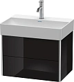 Тумба под раковину Duravit XSquare XS416704040 подвесная 58 см черный глянцевый Тумба под раковину Duravit XSquare XS416704040 подвесная 58 см черный глянцевый