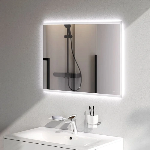 Зеркало AM.PM Spirit V2.0 M71AMOX0801SA с LED-подсветкой и системой антизапотевания, сенсор, 80 см Зеркало AM.PM Spirit V2.0 M71AMOX0801SA с LED-подсветкой и системой антизапотевания, сенсор, 80 см