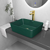 Раковина GROSSMAN Color GR-3016OLM (480x370x135) зеленая матовая Раковина GROSSMAN Color GR-3016OLM (480x370x135) зеленая матовая