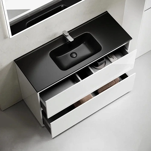 Тумба под раковину Sancos Libra Floor LB120F-1W напольная, 1190х450х840 белый глянец Тумба под раковину Sancos Libra Floor LB120F-1W напольная, 1190х450х840 белый глянец