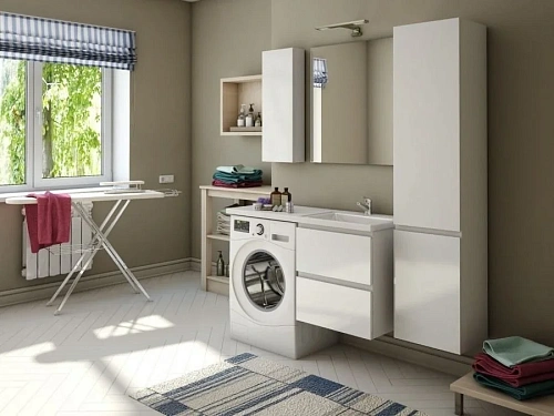 Тумба с раковиной Эстет Dallas Luxe ФР-00002277 1300х482 правая, подвесная 2 ящика Тумба с раковиной Эстет Dallas Luxe ФР-00002277 1300х482 правая, подвесная 2 ящика