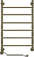 Полотенцесушитель электрический EWRIKA Медея B2 80х50 L, состаренная бронза 473259 Полотенцесушитель электрический EWRIKA Медея B2 80х50 L, состаренная бронза 473259