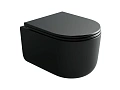 Унитаз подвесной Ceramica Nova ULMA CN4006TMB черный матовый Унитаз подвесной Ceramica Nova ULMA CN4006TMB черный матовый