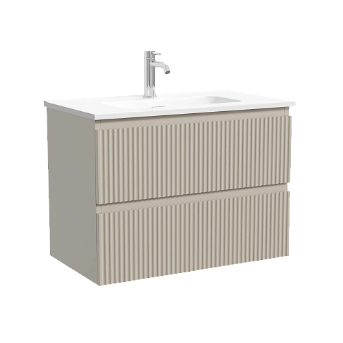 Тумба под раковину SANCOS Snob SNR70/39CE R 690х390х500 Beige Soft подвесная Тумба под раковину SANCOS Snob SNR70/39CE R 690х390х500 Beige Soft подвесная