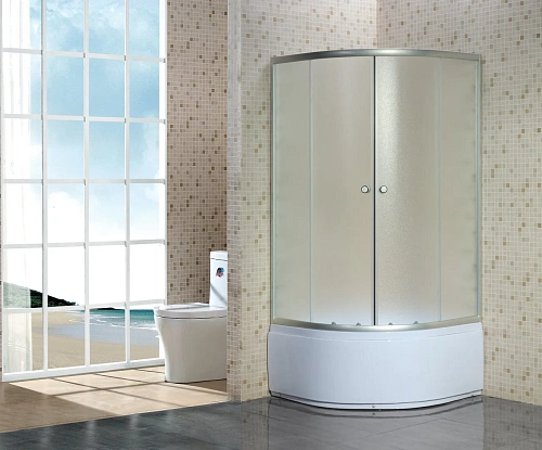 Душевой уголок Niagara Eco NG-005-14 (800х800х1950) высокий поддон стекло матовое _0051422 Душевой уголок Niagara Eco NG-005-14 (800х800х1950) высокий поддон стекло матовое _0051422