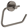 Держатель туалетной бумаги GROHE Essentials, тёмный графит матовый (40689AL1) Держатель туалетной бумаги GROHE Essentials, тёмный графит матовый (40689AL1)
