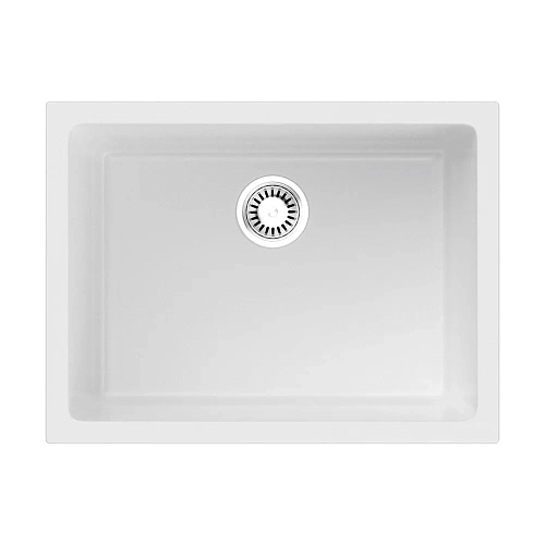 Кухонная мойка Omoikiri Okinoshima 61-U/I-WH Glossy Natceramic/белый 4993256 Кухонная мойка Omoikiri Okinoshima 61-U/I-WH Glossy Natceramic/белый 4993256