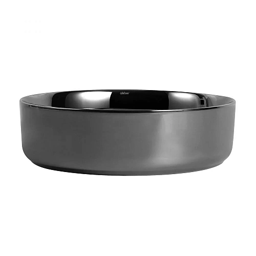 Раковина ABBER Bequem AC2109GS накладная, серебро Раковина ABBER Bequem AC2109GS накладная, серебро