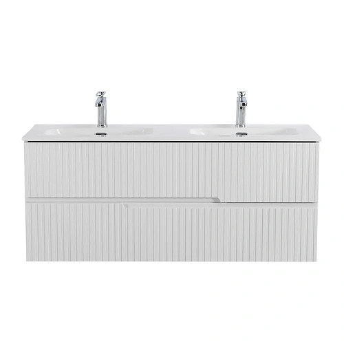 Тумба под раковину CEZARES DUET-N-1200-2C-SO-2-BL Bianco Lucido 1200x457 подвесная Тумба под раковину CEZARES DUET-N-1200-2C-SO-2-BL Bianco Lucido 1200x457 подвесная