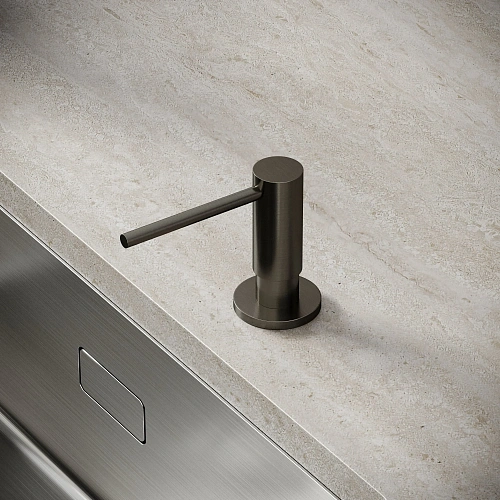 Смеситель для кухни SANCOS Vela SC4013GG с возможностью подключения фильтра, вороненая сталь Смеситель для кухни SANCOS Vela SC4013GG с возможностью подключения фильтра, вороненая сталь