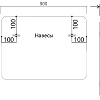 Зеркало Vincea LED VLM-3VC900 900х700 c сенсорным выключателем и диммером Зеркало Vincea LED VLM-3VC900 900х700 c сенсорным выключателем и диммером