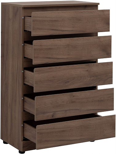 Комод Aquanet Сканди 700x400 Дуб крафт (5 ящиков) 00302552 Комод Aquanet Сканди 700x400 Дуб крафт (5 ящиков) 00302552