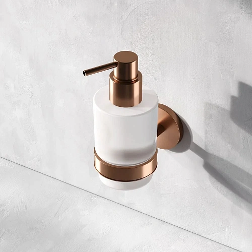 Дозатор жидкого мыла AM.PM X-Joy A85A36944, стеклянный, розовое золото Дозатор жидкого мыла AM.PM X-Joy A85A36944, стеклянный, розовое золото