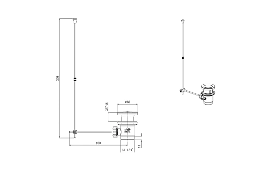 Смеситель для раковины Aquatek ВЕГА AQ1011CR хром Смеситель для раковины Aquatek ВЕГА AQ1011CR хром