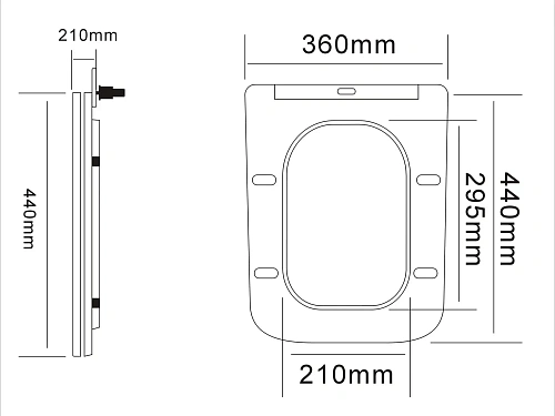 Крышка-сиденье Grossman 49GR70S тонкое, белое Крышка-сиденье Grossman 49GR70S тонкое, белое