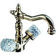 Смеситель для раковины Boheme CRYSTAL бронза (двуручковый) 312-CRST Смеситель для раковины Boheme CRYSTAL бронза (двуручковый) 312-CRST