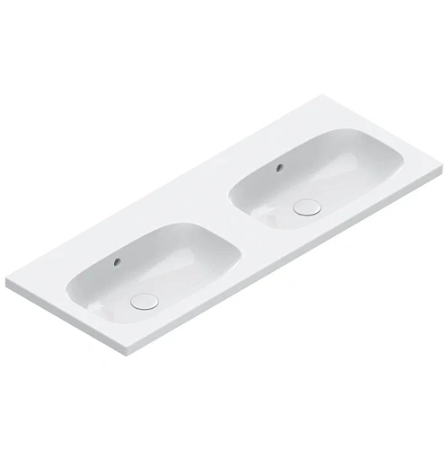 Раковина Catalano Alvea 0621220001 двойная 120x46 подвесная/мебельная, белый глянцевый Раковина Catalano Alvea 0621220001 двойная 120x46 подвесная/мебельная, белый глянцевый