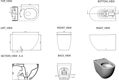 Чаша напольного унитаза Allen Brau Priority Tornado 4.31006.20 с крышкой, белый глянец Чаша напольного унитаза Allen Brau Priority Tornado 4.31006.20 с крышкой, белый глянец