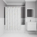 Штора для ванны IDDIS (BF02P18i11) 200x180 см, полиэстер Штора для ванны IDDIS (BF02P18i11) 200x180 см, полиэстер
