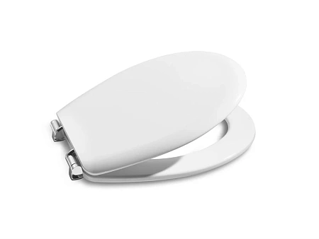 Крышка-сиденье Roca Victoria Soft Close ZRU8013920 с микролифтом, петли хром Крышка-сиденье Roca Victoria Soft Close ZRU8013920 с микролифтом, петли хром