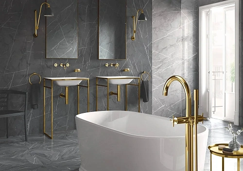 Смеситель для ванны GROHE Atrio New двухвентильный, напольного монтажа, холодный рассвет глянец (250 25044GL3 Смеситель для ванны GROHE Atrio New двухвентильный, напольного монтажа, холодный рассвет глянец (250 25044GL3