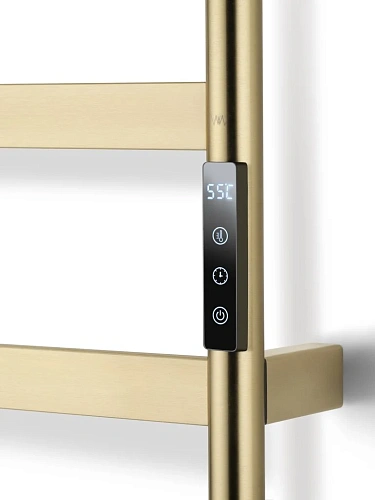 Полотенцесушитель электрический Wonzon & Woghand брашированное золото (WW-A204-BG) Полотенцесушитель электрический Wonzon & Woghand брашированное золото (WW-A204-BG)