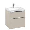 Картинка анонса товара «тумба под раковину villeroy &amp; boch subway 3.0 cashmere grey / cashmere grey c57800vn»