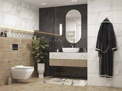 Плитка керамическая Cersanit Royal Stone белый 29,8x59,8 RSL051 Плитка керамическая Cersanit Royal Stone белый 29,8x59,8 RSL051