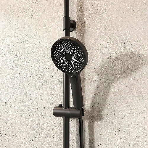 Душевая стойка IDDIS Shelfy черная SPABLBTi06 Душевая стойка IDDIS Shelfy черная SPABLBTi06