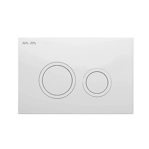 Клавиша смыва AM.PM ErgoFit L I110101 пластик, белый глянцевый Клавиша смыва AM.PM ErgoFit L I110101 пластик, белый глянцевый