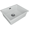 Кухонная мойка Paulmark LUMI 55UNI LU55-WH, белый, 555х460 Кухонная мойка Paulmark LUMI 55UNI LU55-WH, белый, 555х460