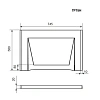 Экран для ванны торцевой Timo TP75H 74,5 см Экран для ванны торцевой Timo TP75H 74,5 см
