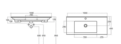 Комплект мебели Aquanet Тулон 100 белый 00183624 Комплект мебели Aquanet Тулон 100 белый 00183624