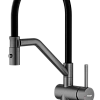 Смеситель для кухни Raglo R86.41.09 с гибким изливом, графит Смеситель для кухни Raglo R86.41.09 с гибким изливом, графит