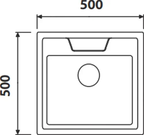 Кухонная мойка Kaiser KSS-5050 Кухонная мойка Kaiser KSS-5050