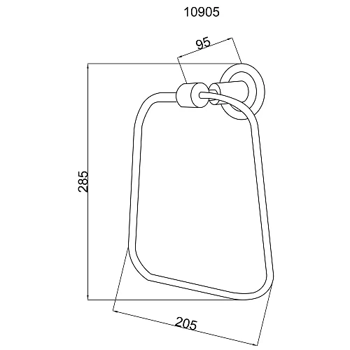 Полотенцедержатель Boheme MURANO 10905-GR-G GOLD (бирюзовое) Полотенцедержатель Boheme MURANO 10905-GR-G GOLD (бирюзовое)