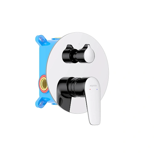 Смеситель для ванны Aquatek БЕТТА AQ1146CR Хром, встраиваемый Смеситель для ванны Aquatek БЕТТА AQ1146CR Хром, встраиваемый