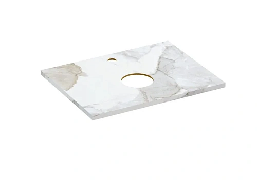 Столешница Cersanit STONE (A63858) из керамогранита Life 60x45x2 белый сатиновый 63858 Столешница Cersanit STONE (A63858) из керамогранита Life 60x45x2 белый сатиновый 63858