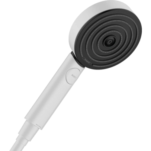 Душевая лейка Hansgrohe 105 3jet Relaxation EcoSmart 24111700, матовый белый Душевая лейка Hansgrohe 105 3jet Relaxation EcoSmart 24111700, матовый белый