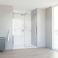 Детальная картинка товара «душевая дверь vincea como soft vds-1cs150cl, 1500, хром, стекло прозрачное»
