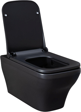 Унитаз подвесной Allen Brau Infinity 4.21011.31 с крышкой, черный матовый