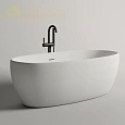 Ванна отдельностоящая Salini LUCE Solix 176 х 92 (матовая) из искусственного камня 100111M Ванна отдельностоящая Salini LUCE Solix 176 х 92 (матовая) из искусственного камня 100111M